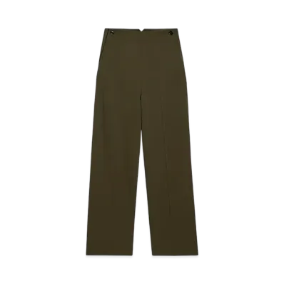 AMI PARIS Wool Sailor Pants "OliveNoire"