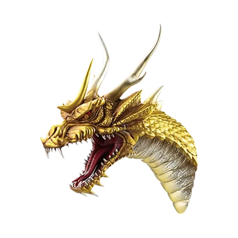 BANDAI "Ichiban Kuji" -Godzilla Giant Monster Legend G- G Prize Monster Head Magnet King Ghidorah (1999)