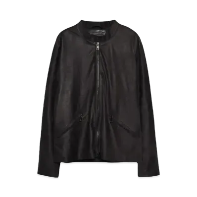GIORGIO BRATO Single riders leather jacket ( EXCLUSIVE ) "CARBONE"