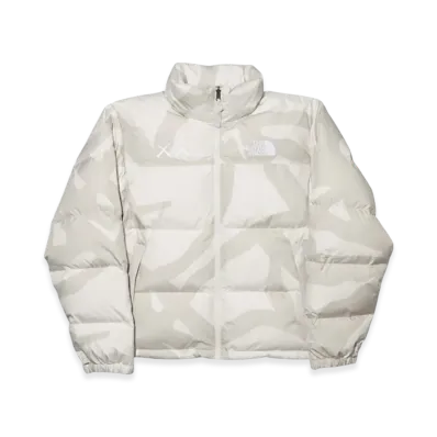 The North Face x Kaws Retro 1996 Nuptse Jacket - 22FW "Moonlight Ivory Print"