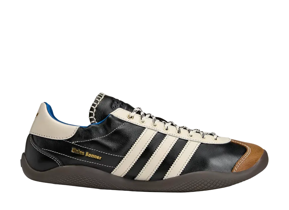 ウェールズ・ボナー × アディダス カリンザ "コラブラック/ワンダーホワイト/ラッシュブルー"