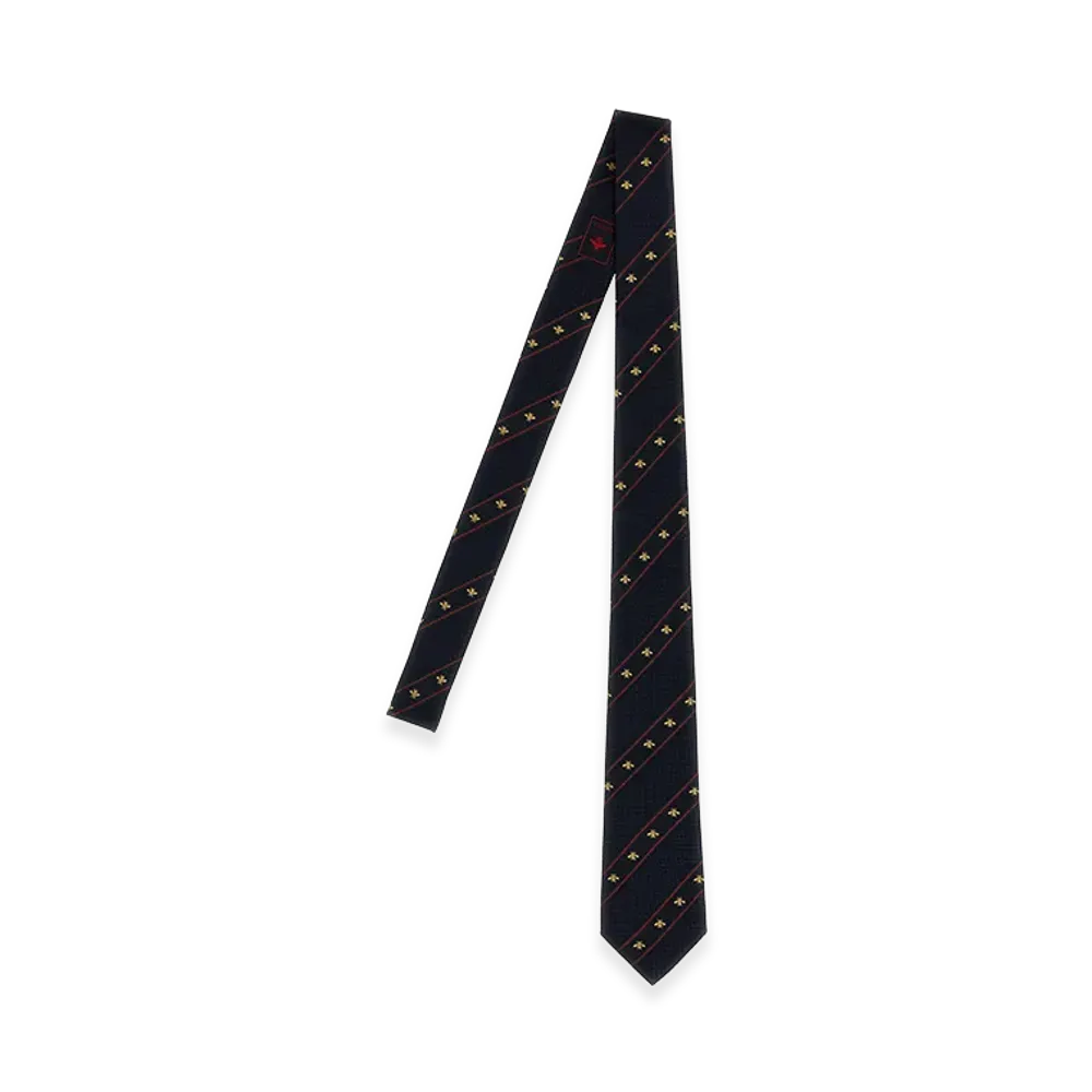 GUCCI The Labour 70 Tie "Navy"