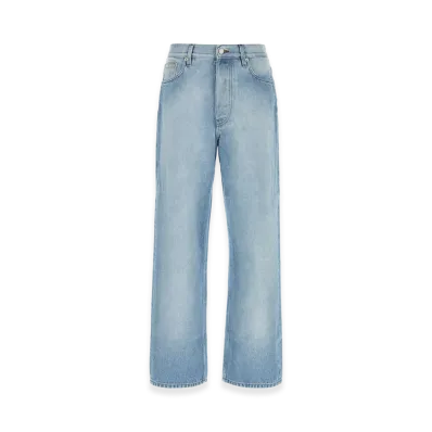 DRIES VAN NOTEN Denim Pine Jeans "Light Blue"