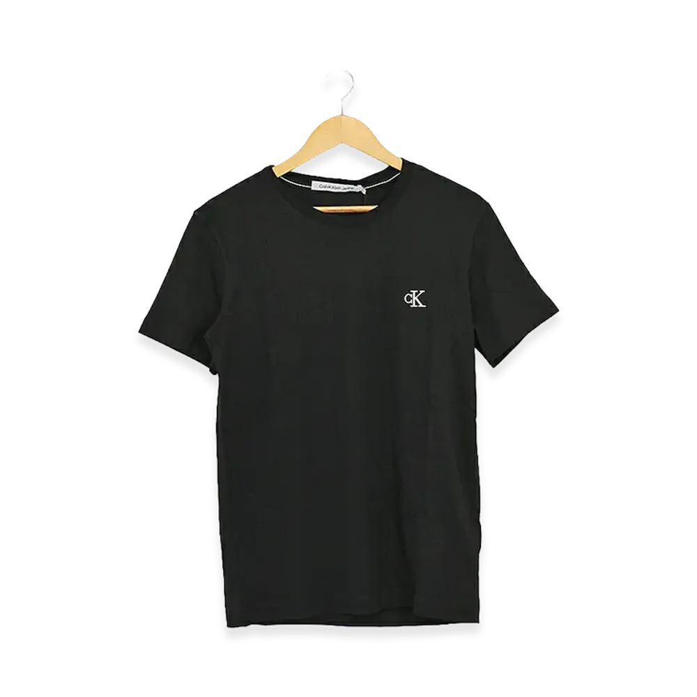 Calvin Klein Jeans Logo Embroidery T-Shirt "Black"