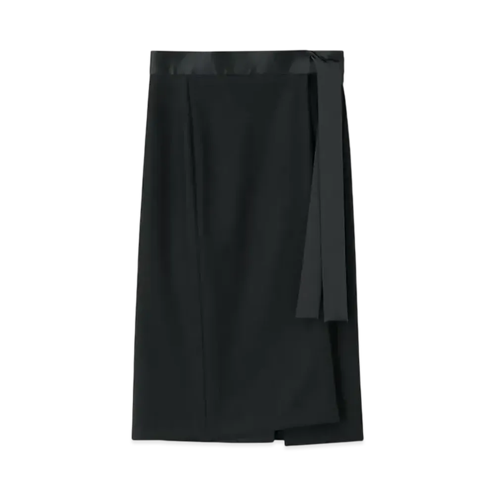 Paul Smith Women's Satin Point Skirt "Black"