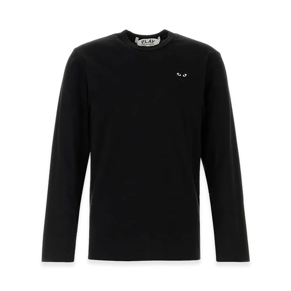 PLAY COMME des GARCONS Cotton Long Sleeve T-Shirt "Black"