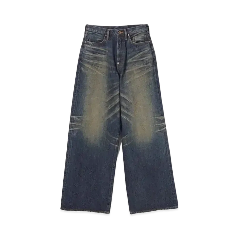 BEAMS Future Archive x Sugarhill Modern Denim Wide Trousers "Blue"