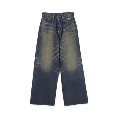 BEAMS Future Archive x Sugarhill Modern Denim Wide Trousers "Blue"