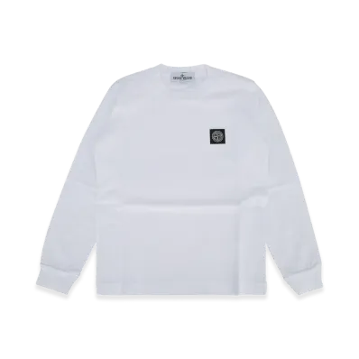 Stone Island Kids LS T-Shirt "White"