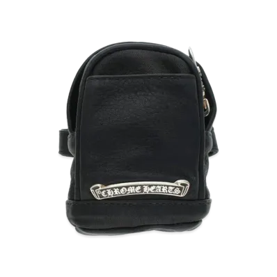 Chrome Hearts WRISTHIM Listom Backpack Leather Bracelet "Black/Silver"