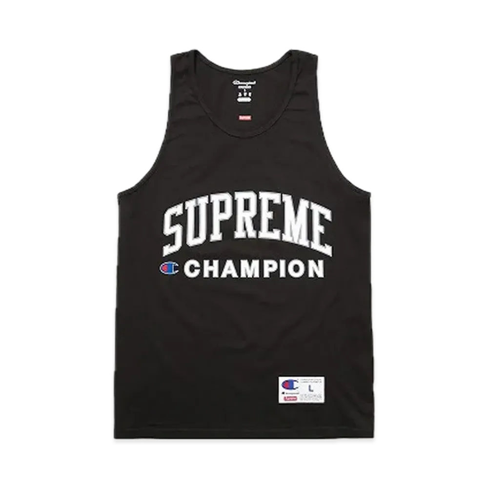 Supreme x Champion Tank Top "Black"