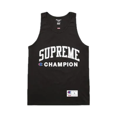 Supreme x Champion Tank Top "Black"