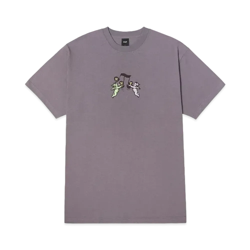 HUF Fall 24 Song Tee "Light Plum"