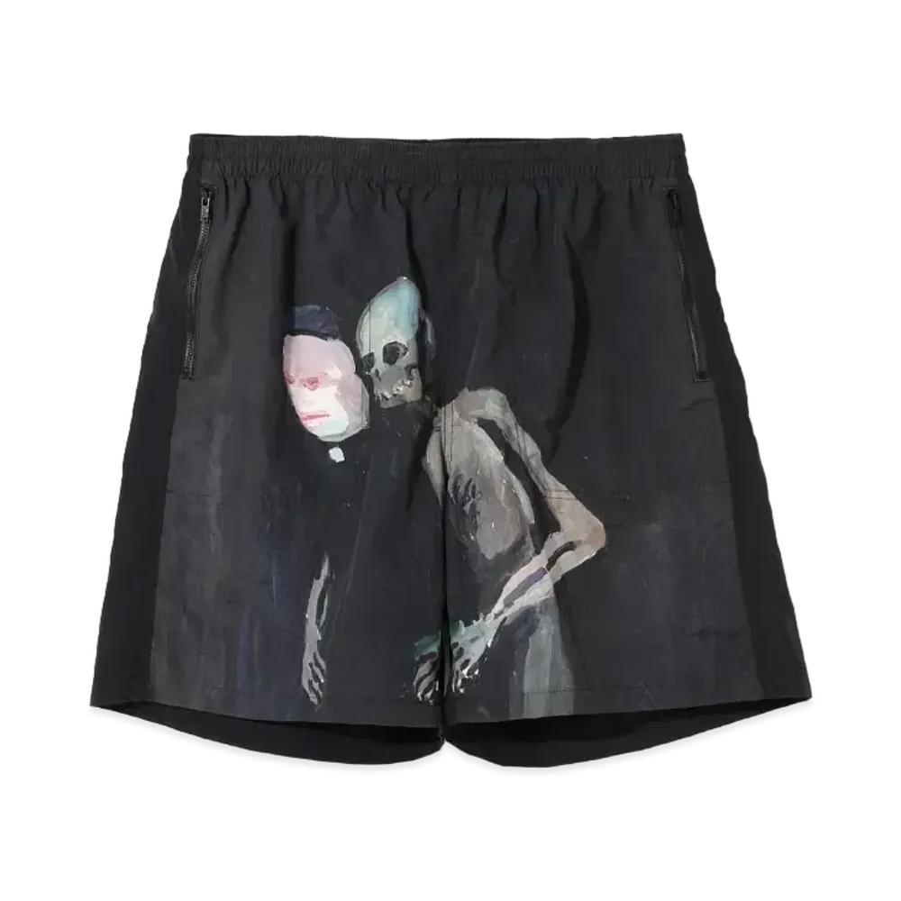 UNDERCOVER Nylon Taffeta Short Pants "Black"
