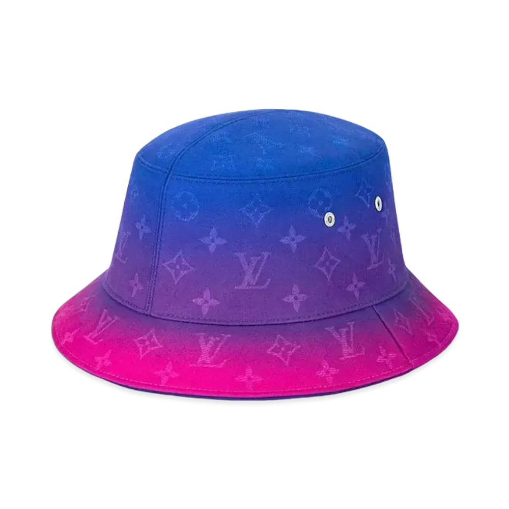 Louis Vuitton Illusion Monogram Bucket Hat "Pink"