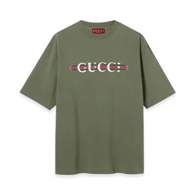 GUCCI T-Shirt "Green"