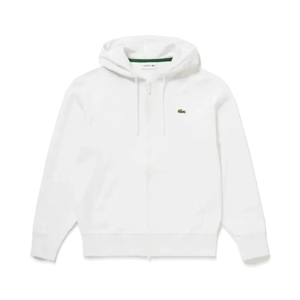 LACOSTE Premium Sweat Zip Hoodie "White"