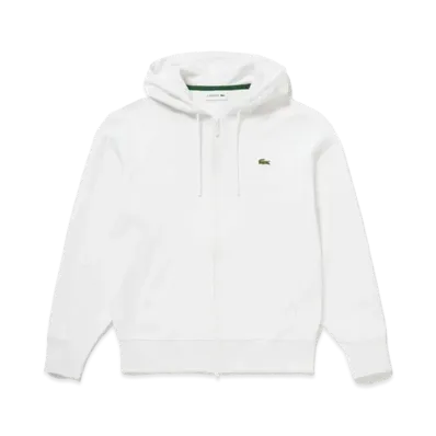 LACOSTE Premium Sweat Zip Hoodie "White"