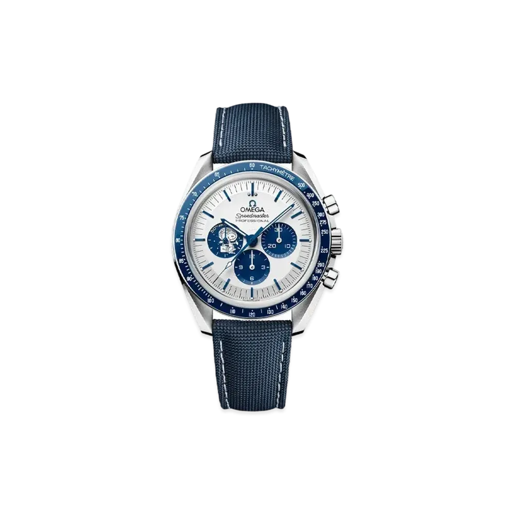 Omega Speed Master Co-Axial Master Chronometer Chronograph Silver Snoopy Award 42MM