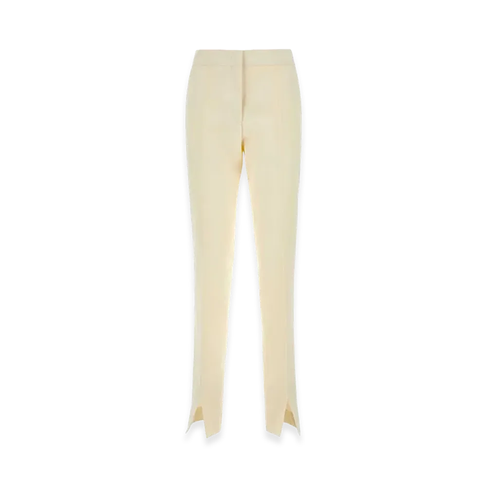 Jil Sander Women's Viscose Blend Pant "Ivory"