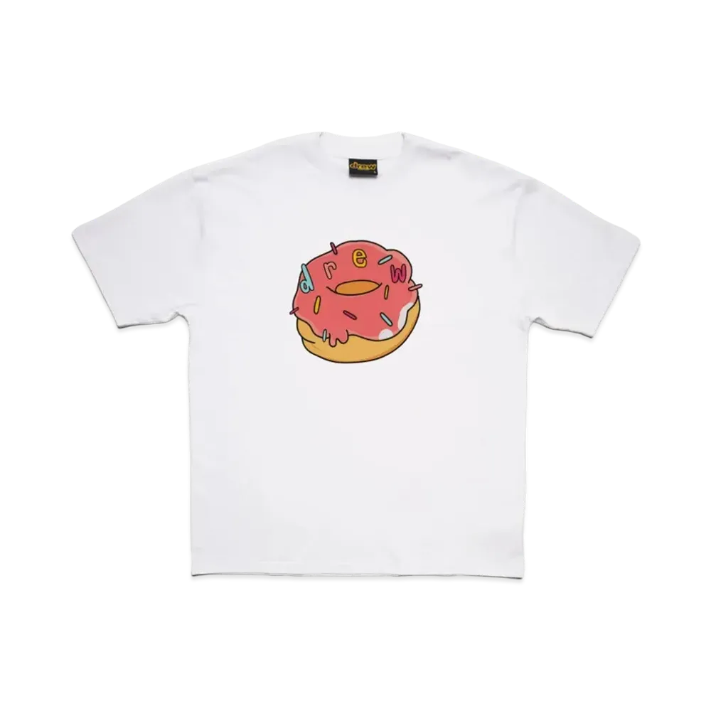 drew house donut ss tee "White"