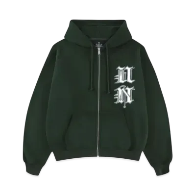 Unknown London Un Fabric Patch Hoodie "Green"