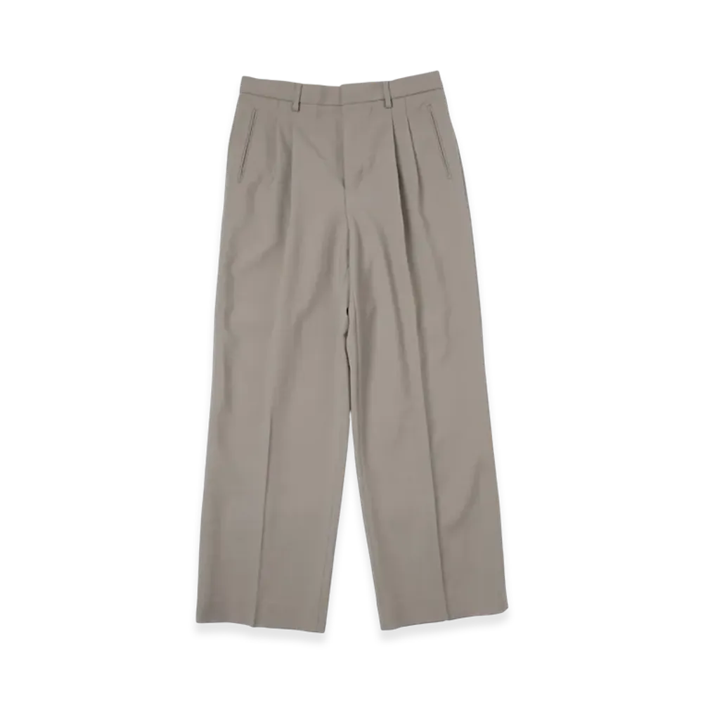 AMI PARIS Straight Fit Trousers "Taupe"