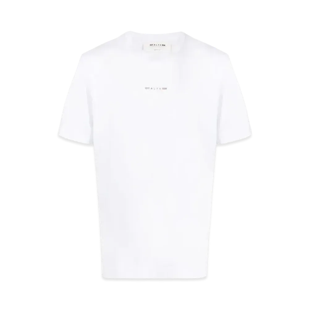 1017 ALYX 9SM Logo-Print Cotton T-Shirt "White"