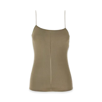 LEMAIRE Women's Openwork Top "Beige"