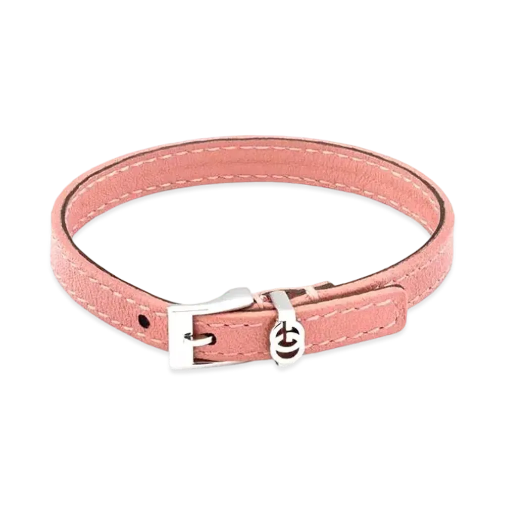 GUCCI Double G Leather Bracelet