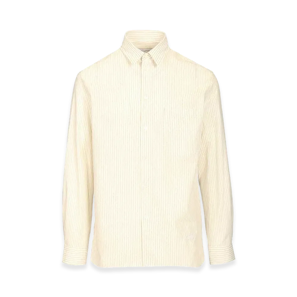 Maison Kitsune Striped Oversize Shirt "White"