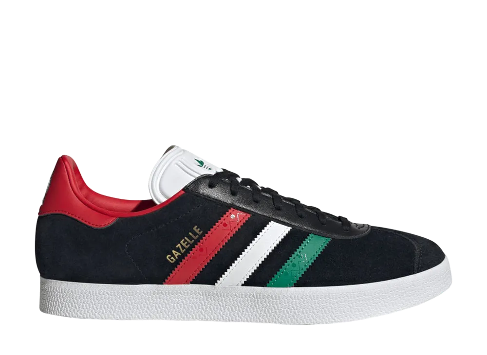 adidas Gazelle "Core Black/Cloud White/Better Scarlet"