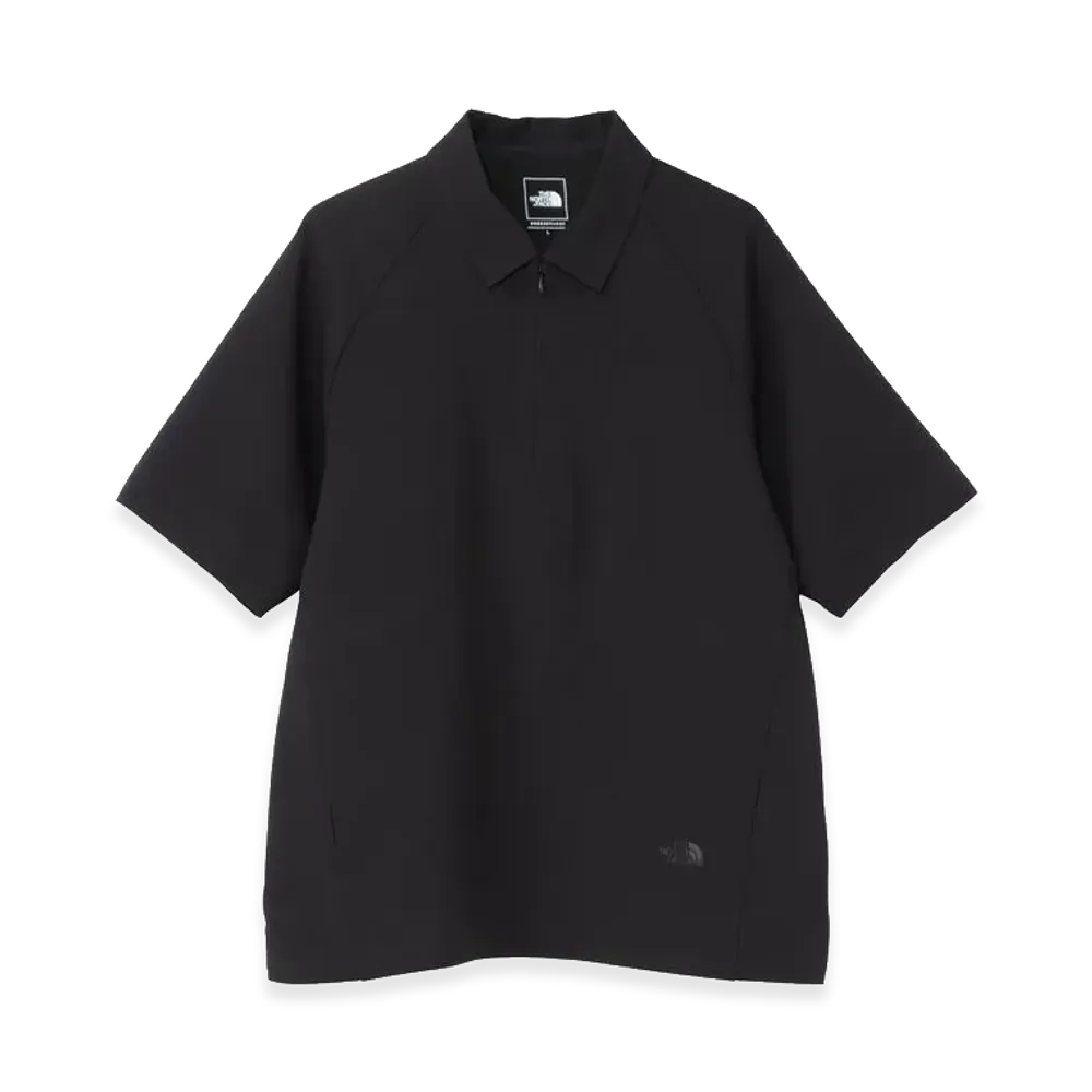 The North Face Trancle Short Sleeve Zip Polo Shirt "Black"