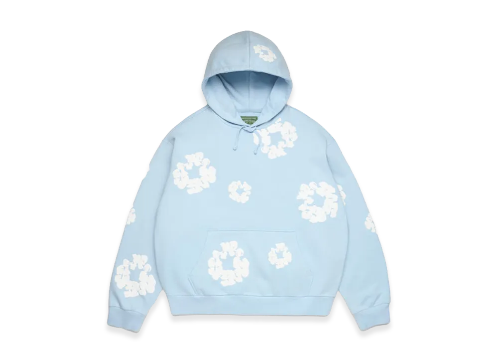 DENIM TEARS Cotton Wreath Hoodie "Powder Blue"