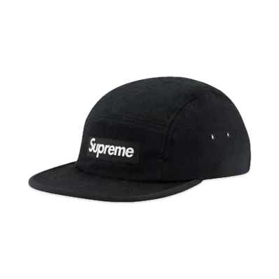 Supreme Lora Piana Wool Box Logo New Era "Black"