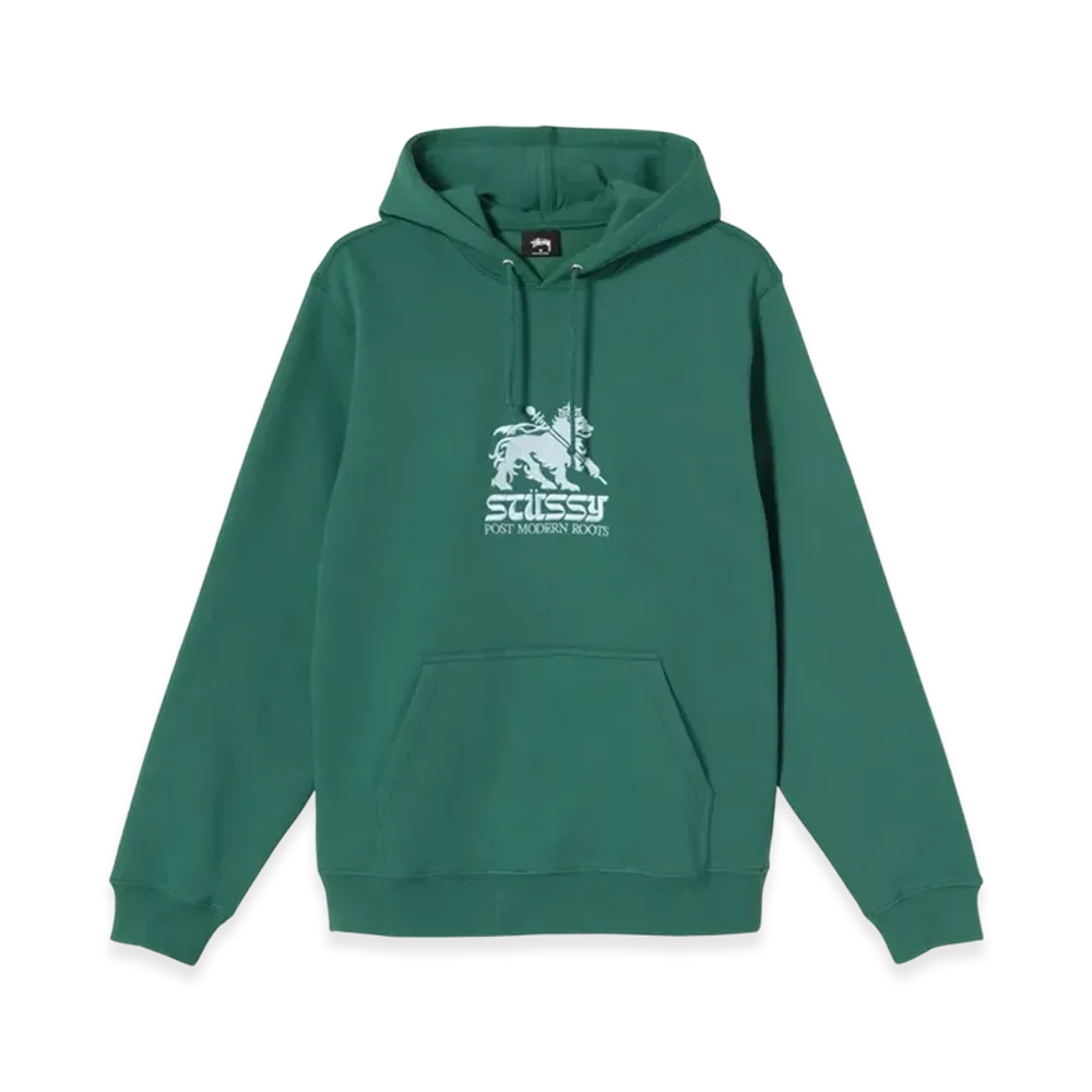 Stussy Lion Embroidered Hoodie "Dark Green"