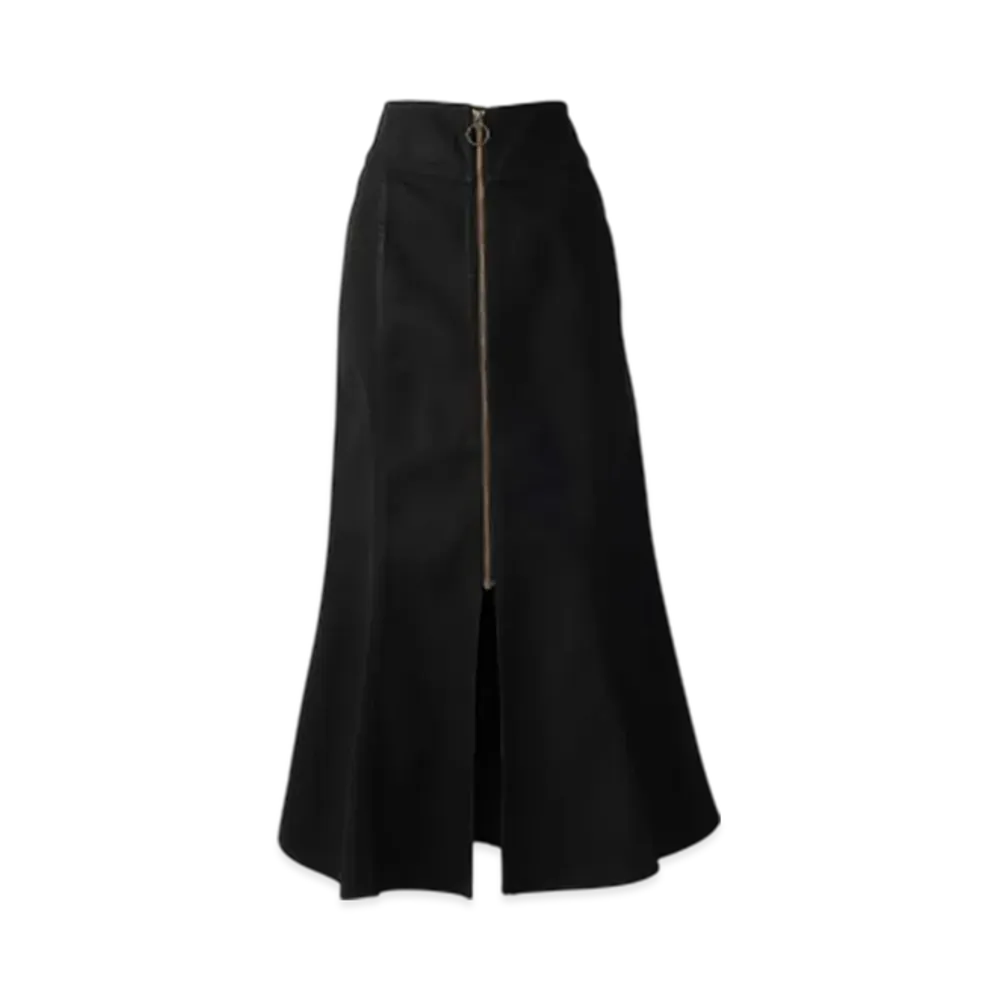 HYSTERIC GLAMOUR Front Ring Zip Mermaid Skirt "Black"
