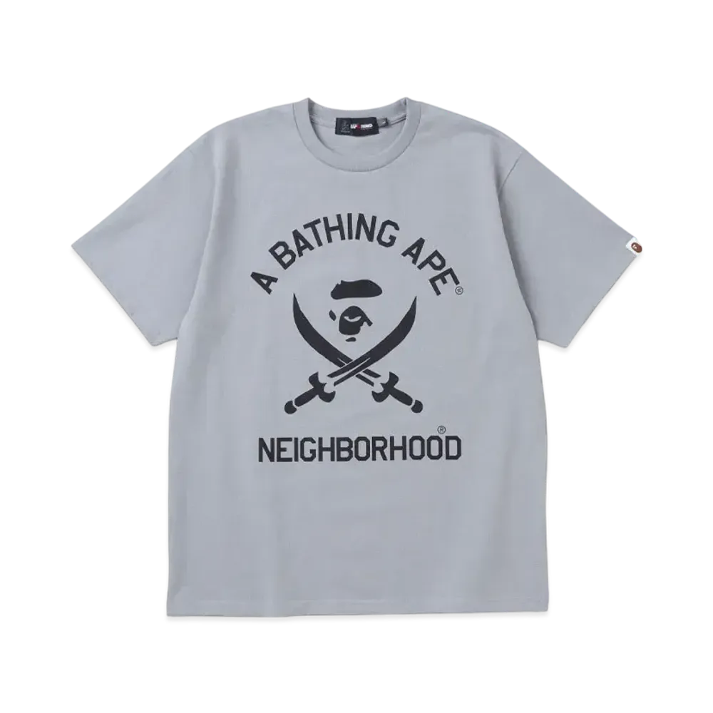 ネイバーフッド x アベイシングエイプ Tシャツ #2 "グレー"