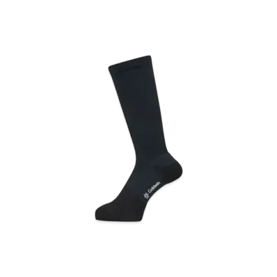 Goldwin Paper Fiber Arch Support Pile Mid Cut Socks (C3 Fit/Unisex) "Black"
