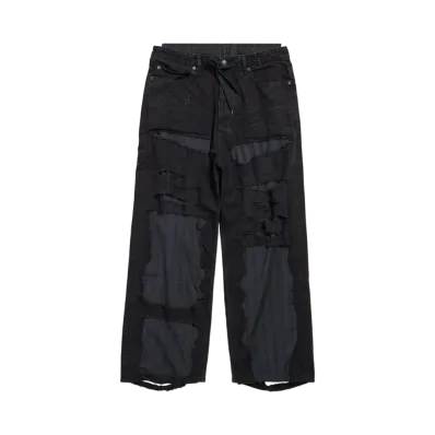 BALENCIAGA Patchwork Pyjama Pants "Black"