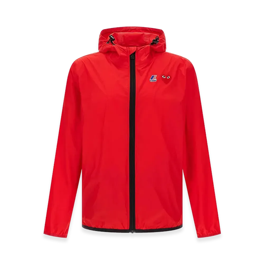 PLAY COMME des GARCONS Women's x K-Way Jacket "Red"