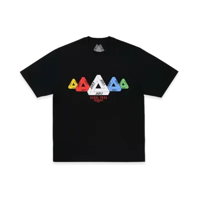 PALACE JAMSIL Seoul 3 World Tri T-Shirt "Black"