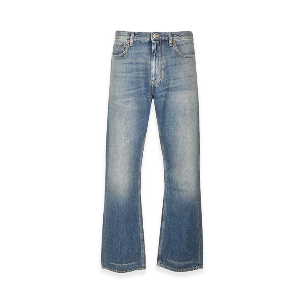 Valentino Stonewashed Denim Jeans "Blue"