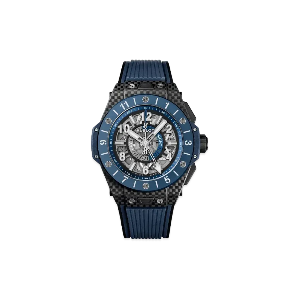HUBLOT Big Bang Unico GMT Carbon Blue Ceramic 45mm