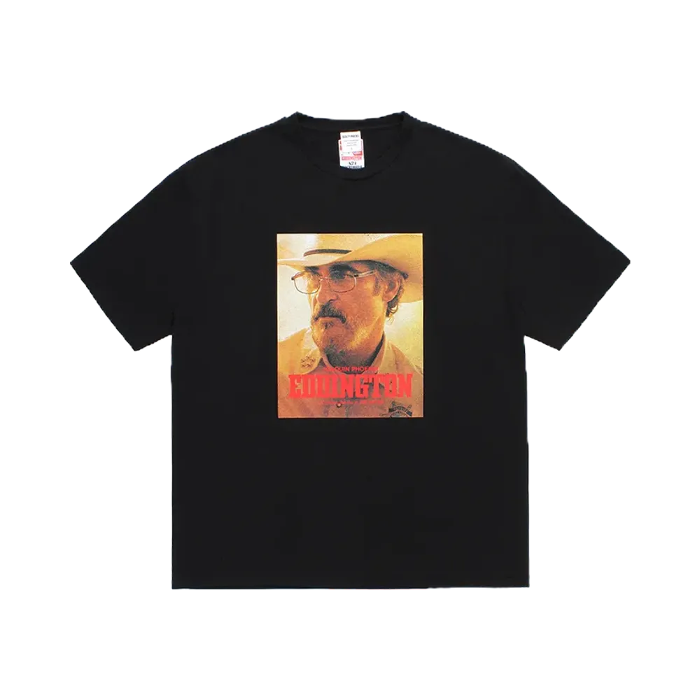 WACKO MARIA x EDDINGTON Washed Heavy Weight T-Shirt "Black"