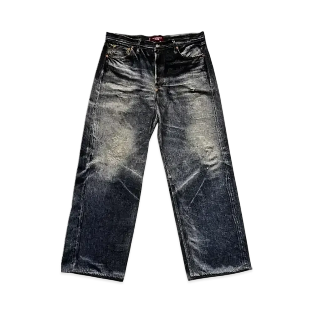 eYe JUNYA WATANABE MAN x Levi's x BerBerJin Triple Name Print Denim Pants "Indigo"