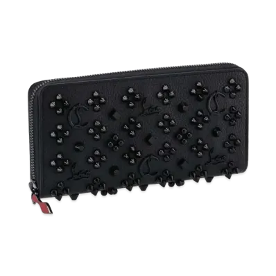 Christian Louboutin Panettone Mulch Spike Wallet "Black"