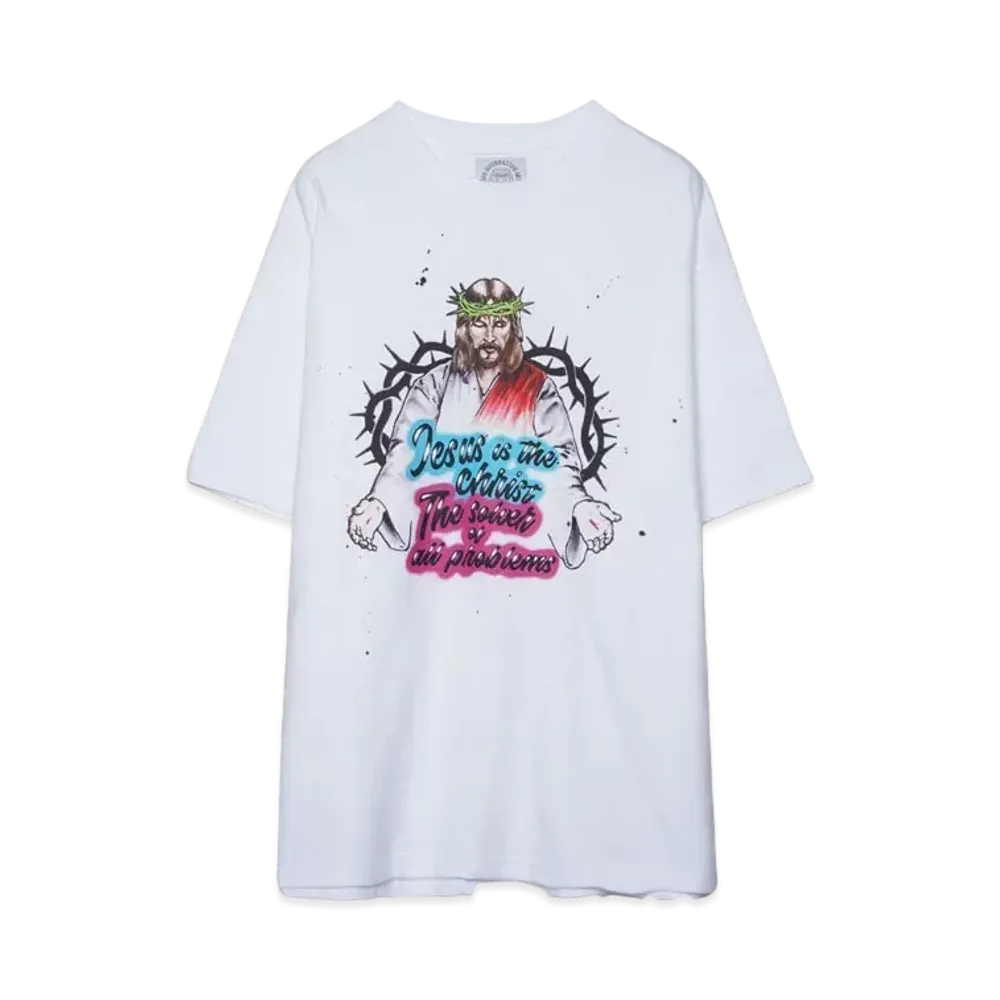 SOMEIT M16 VINTAGE TEE "WHITE"