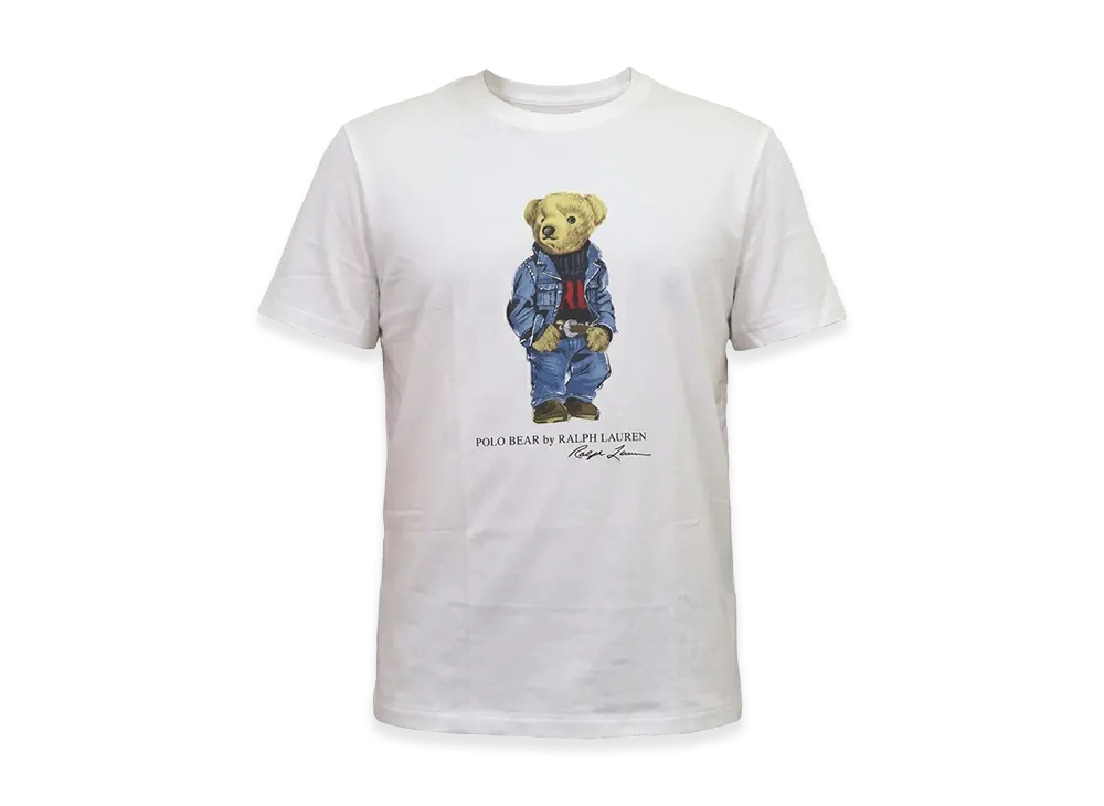Polo Ralph Lauren Custom Slim Fit Polo Bear Crew T-Shirts "White"