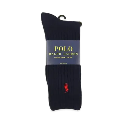 Polo Ralph Lauren Cotton Rib Single Sock "Navy"